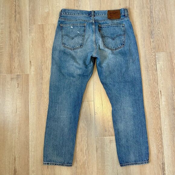 Vintage Levi’s 505 C  Orange Tab Jeans Mens Size 28 Distressed Jeans - Picture 2 of 11